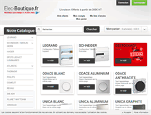 Tablet Screenshot of elec-boutique.fr